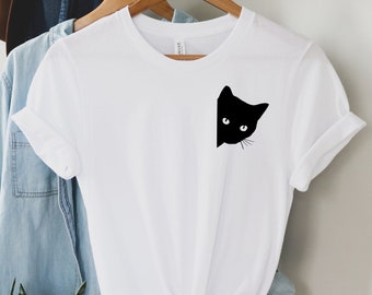 black cat t shirt uk