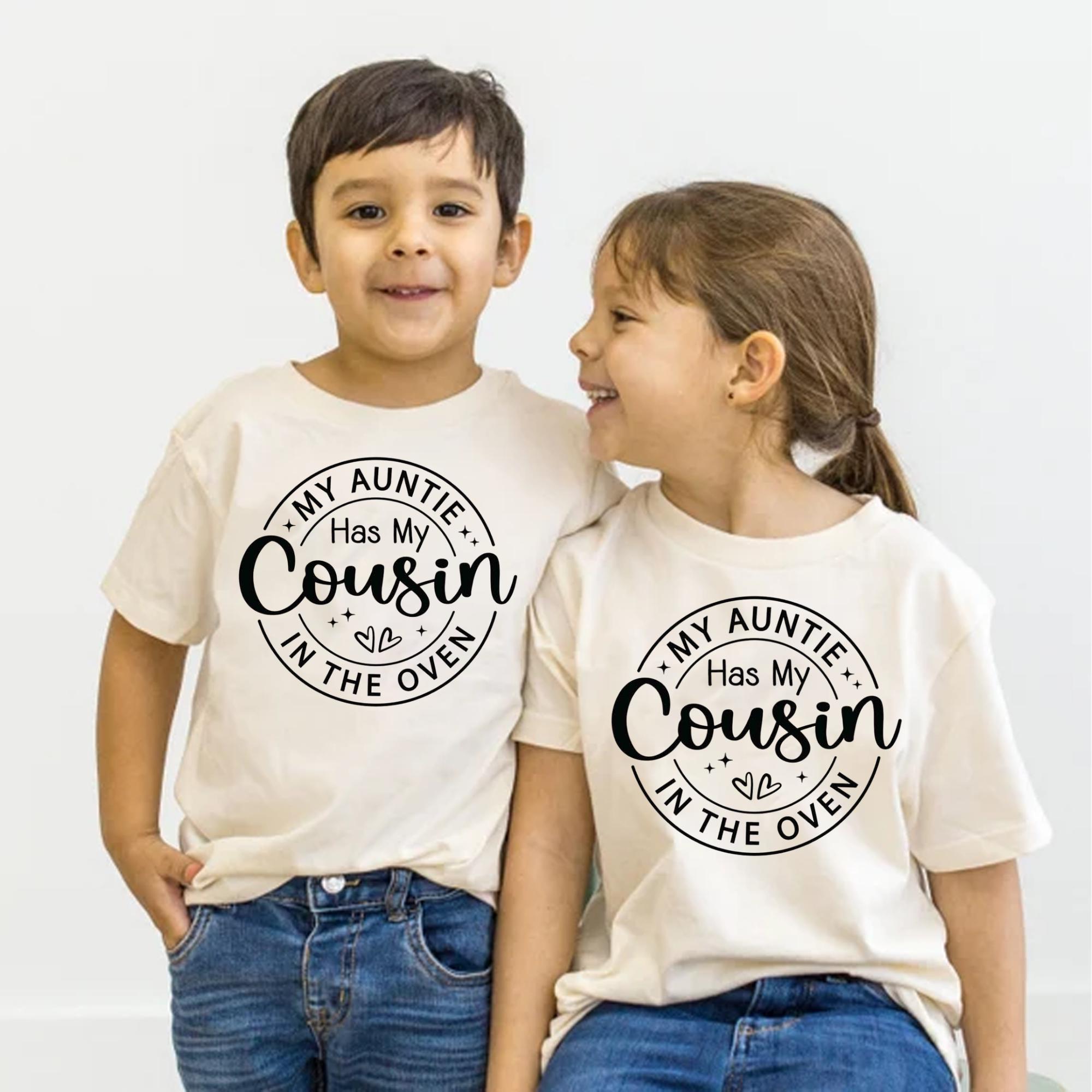 thumbnail image 2 of My Aunt Has My Cousin In The Oven Shirt, Baby Announcement 2 of 9