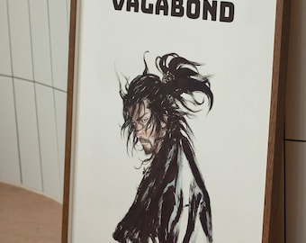 Vagabond Miyamoto Musashi Print: Manga Anime Wall Art (Digital Download)