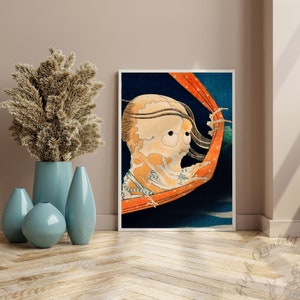 Japanese Wall Art Set of 3, Katsushika Hokusai, Japanese Woodblock, Printable Wall Art, Digital Wall Art, Gallery Wall Set, Hokusai Print