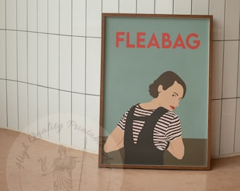 Fleabag TV Show Poster: Minimalist Art Print (Digital Download)