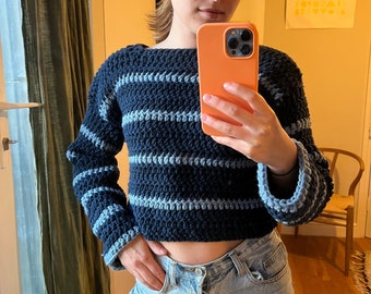 Chunky Crochet Jumper Pattern: Beginner-Friendly PDF (US Terms)
