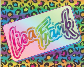 L.Frank inspired Holographic Sticker 3X3