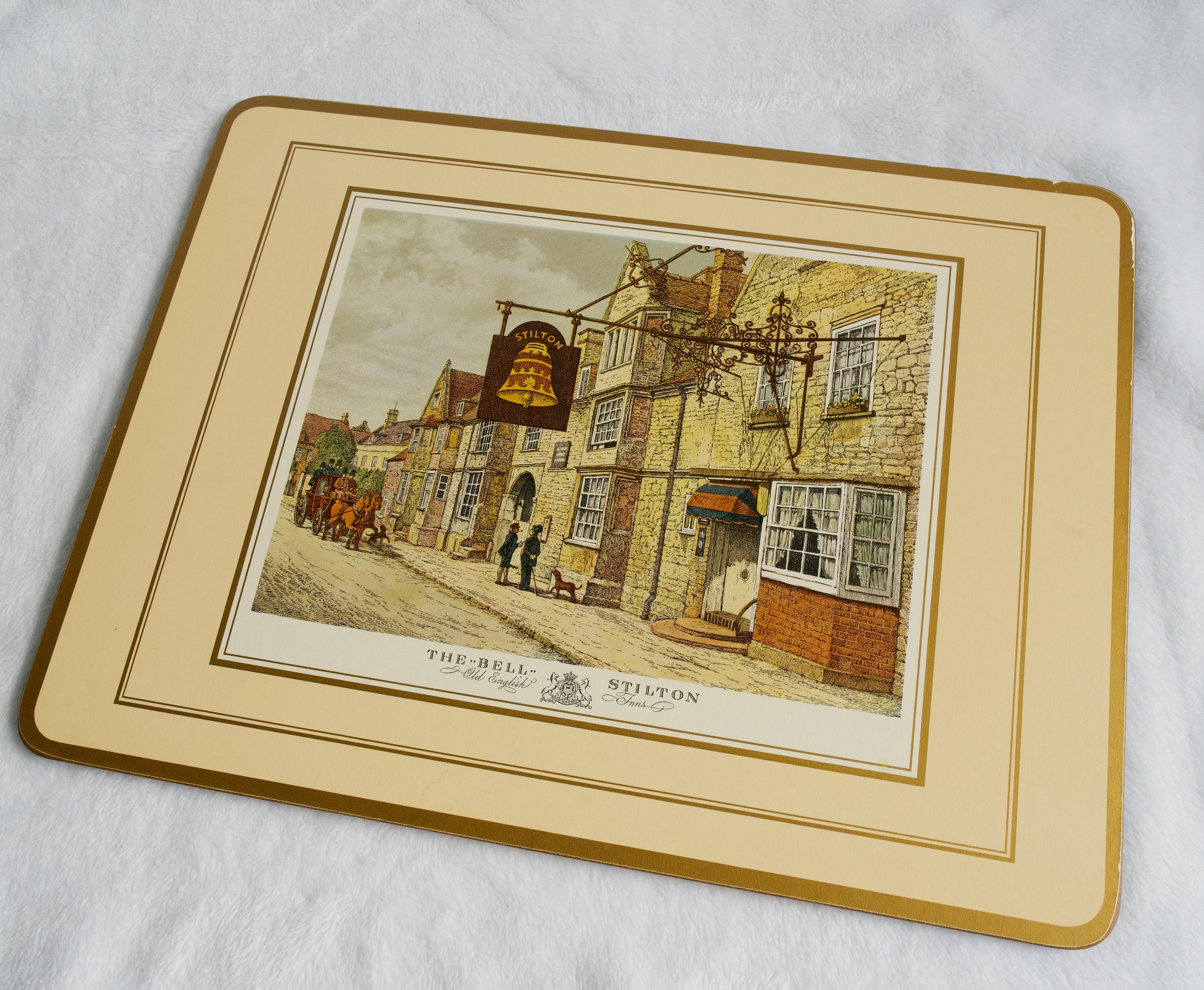 Vintage Pimpernel Placemats Old English Inns, Made in England, Set of 3