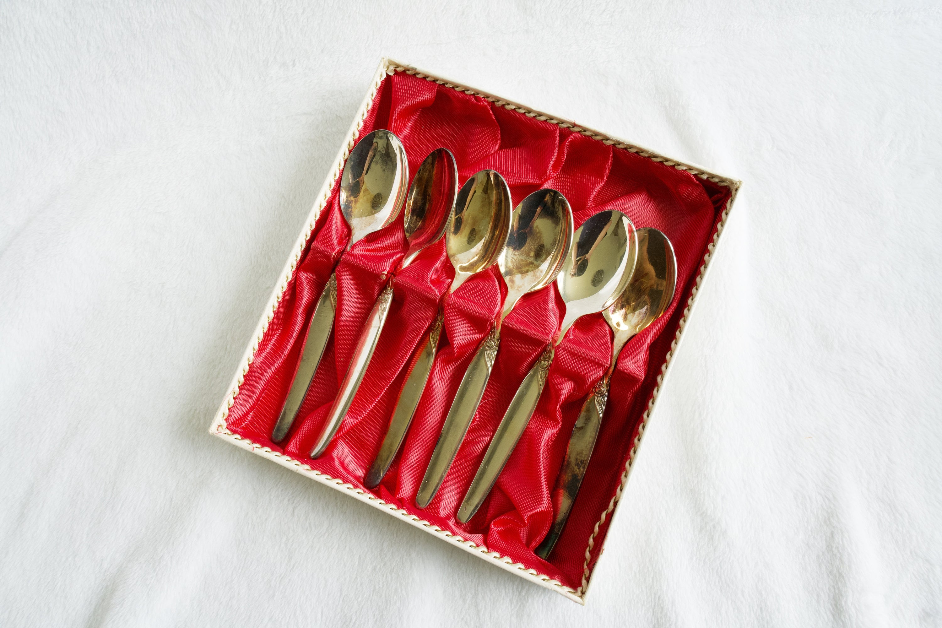 Antique German Kleeblatt Rose 1959 Vintage Spoons and Forks Antique German Kleeblatt Rose 1959 Vintage Spoons and Forks