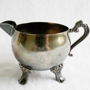 Vintage FB Rogers Silver Company Plated Creamer, Milk Jug, Made in HongKong