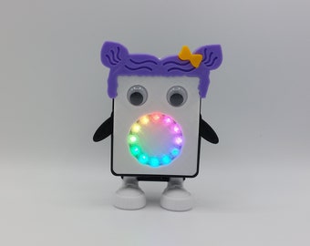 DentiMara Toothbrush Clock - Timer for Brushing Teeth for Children - Hourglass for Brushing Teeth for Children - Purple Hair