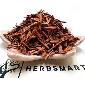 Sandalwood Chips | Pterocarpus santalinus | Botanical | Natural | Herbal | Dried Herbs | Tea | Cut | Wildcrafted