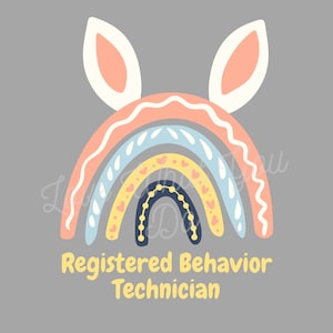 Behavior technician png, easter RBT png, behavioral assistant png, behavior tech png, behavior technician autism png, aba therapist png