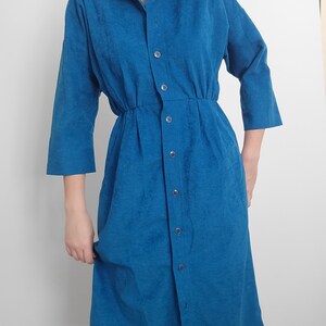 Vintage Midi Shirt Style Dress