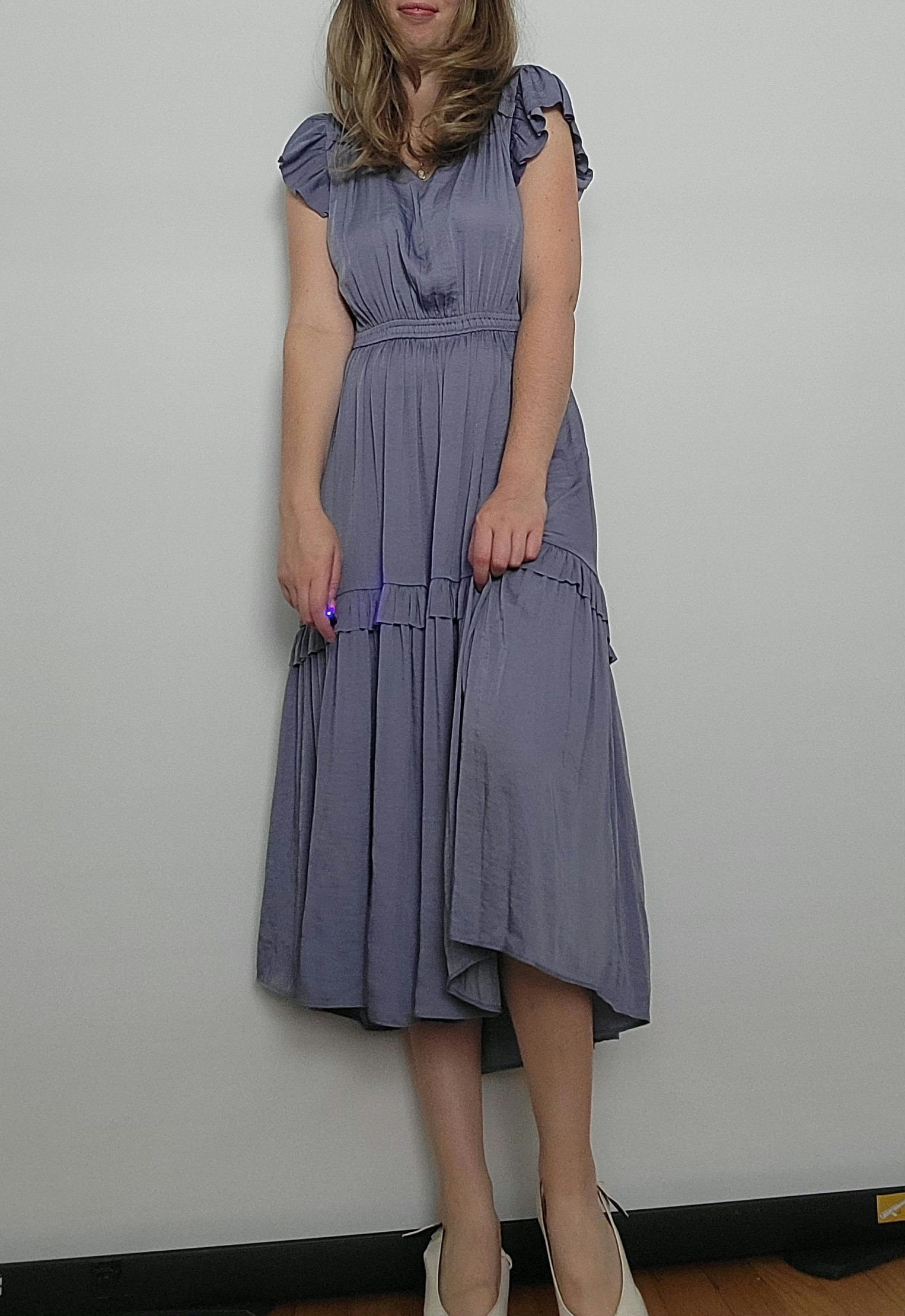 sachin and babi light blue dress KONGER - High Waist Wide Leg Dress Pants main image 0