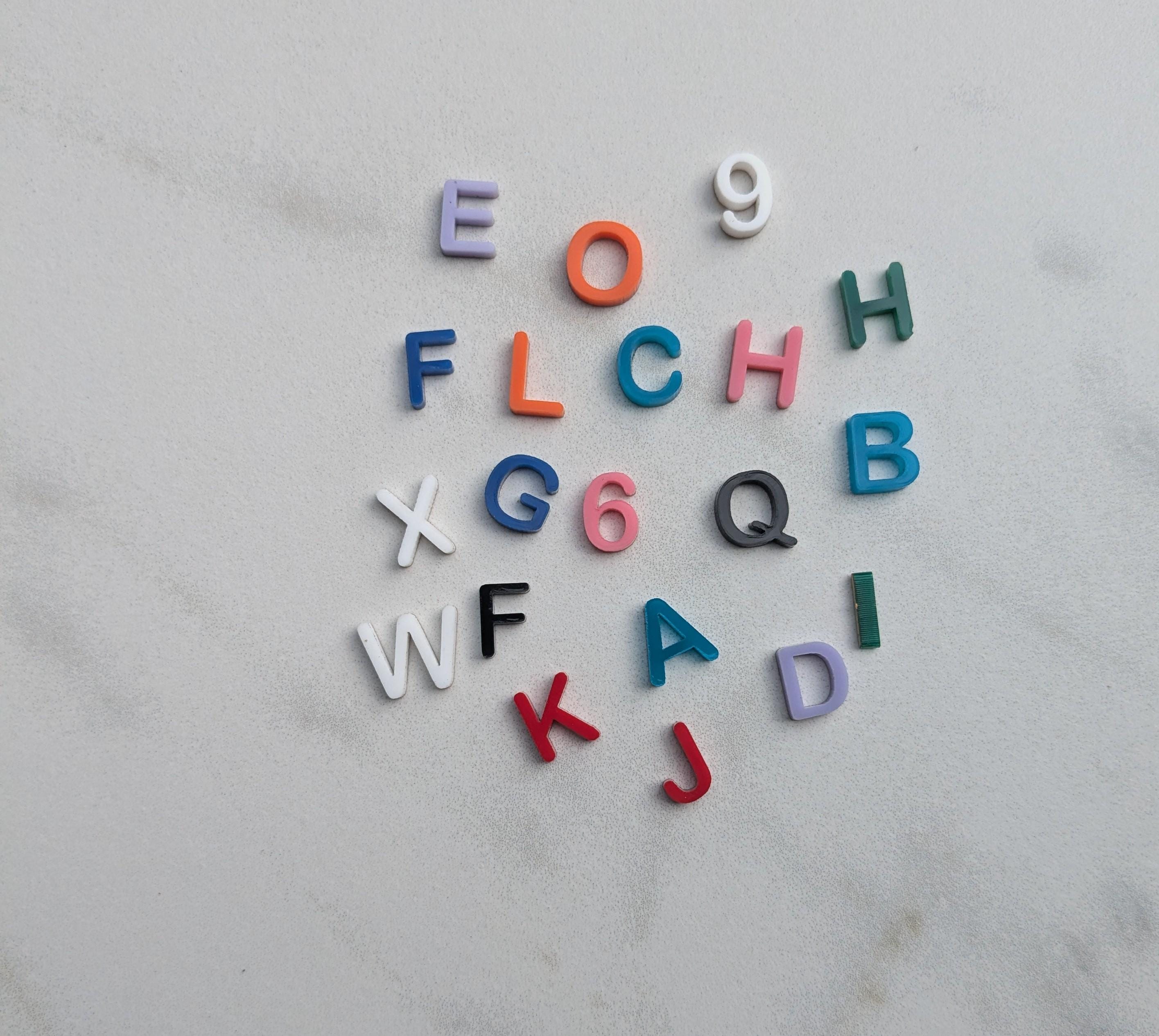 10/25/50/100 Bulk Letters Numbers | Custom Letters Numbers | Craft ...