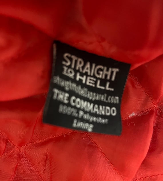 Painted Leather Punk Jacket - image 5