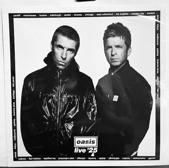 Oasis Live 25 Limited Promo Photo - Etsy