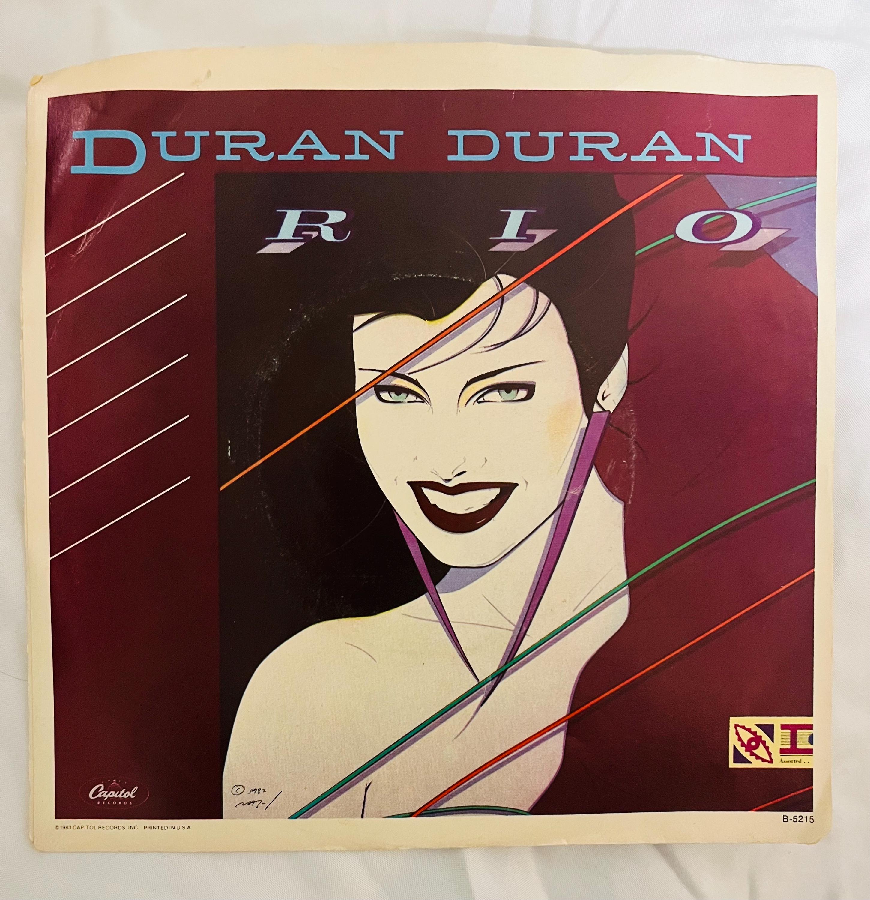 Duran Duran “rio/hold Back the Rain” Vintage Vinyl - 7” - Etsy