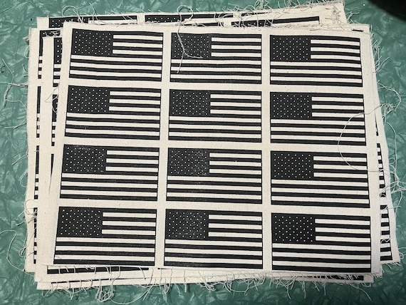 Vintage American Flag Patch Sheet - image 2