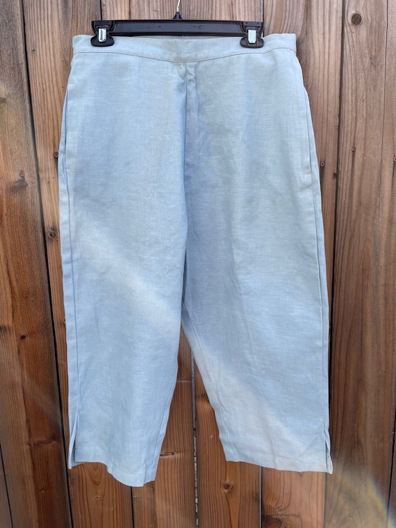 Vintage 1950's / 1960's side zip cotton pants / B… - image 7