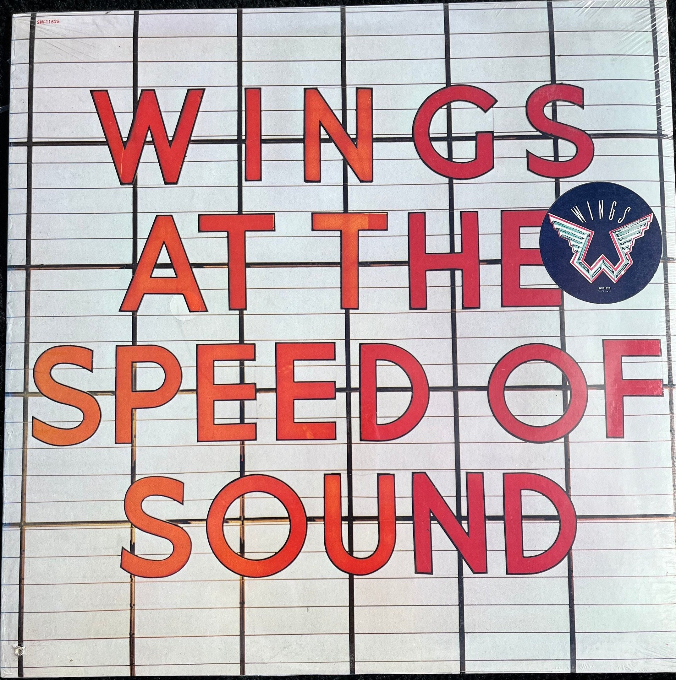 WINGS／AT THE SPEED OF SOUND マッカートニー 英国オリジナル 美盤 