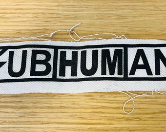 Vintage Punk Rock Patch