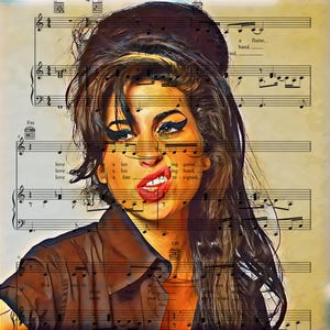 AMY WINEHOUSE PRINT