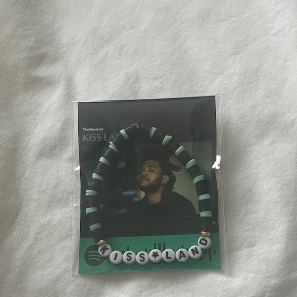The Weeknd inspired “kissland” bracelet