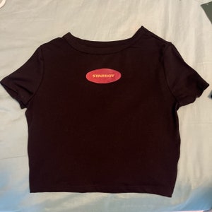 Custom The Weeknd Stargirl/Starboy Inspired Fitted Tees