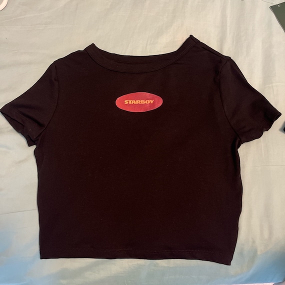 Custom the Weeknd Stargirl/starboy Inspired Fitted Tees UK