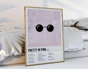 Pretty in Pink Movie Poster | 80s Teen Comedy Art (Digital Download)