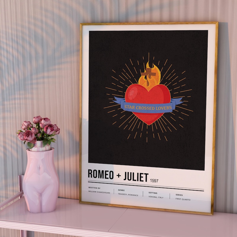 Romeo and Juliet Poster - Etsy