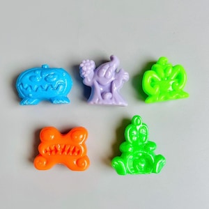 Gogo&#39;s Crazy Bones New Generation, Choose Your Own, 2000&#39;s Crazy Bones Fun Collectibles, Magic Box Pumpkin, Poet, Gum Gum, Yawner, Tongue