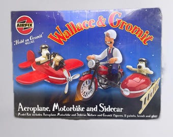 ウォレスとグルミット エアフィックス キット 未開封、飛行機、バイク