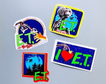 ヴィンテージE.T.ステッカー、ヴィンテージ80年代ステッカー、自分だけ