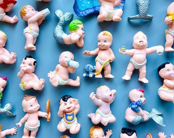 Magic Diaper Babies, CHOOSE YOUR OWN, Vintage 90's Galoob Magic Diaper Babies, Small 90'S Plastic Baby Nappy Figures, Magic Merbabies 90's