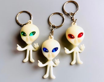 Porte-clés extraterrestres des années 90 - CHOOSE YOUR OWN - Porte-clés extraterrestres nostalgiques des années 90, cadeau vintage des années 90