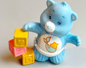 1984年　ベア　Bear ぬいぐるみ　80年代　ヴィンテージ　レトロ ヴィンテージ 1984年 ベビーブルー ベビータグベア ケアベア