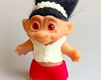 ヴィンテージ ダム トロール人形、おじいちゃんトロール、オリジナルの