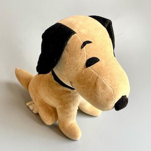 Snoopy Plush,Velveteen Snoopy Peanuts Toy Plush, Sawdust Stuffed Snoopy, United Feature Snoopy 6.5&quot;  Cute Vintage Velvet