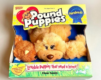 Pound Puppies Boxed Chow Family, Boxed Vintage Pound Puppies 90's - Main Image
