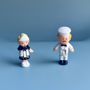 Polly Pocket Mr Fry&#39;s Restaurant Figures, CHOOSE YOUR OWN, 1990 Polly Pocket Restaurant Set, Mr Fry, Dishy 90&#39;s Bluebird Toys