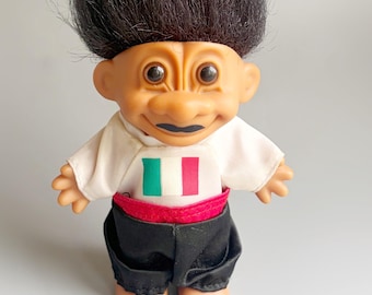 Battle Troll Punk Troll, 90's Angry Troll Toy, Vintage Battle
