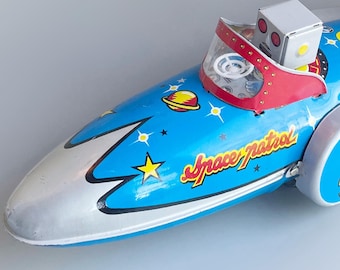 スペースパトロール ブリキプレート ロケット ロボットドライバー