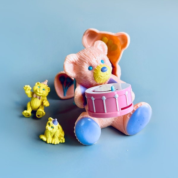 Mimi And The Goo Goos Fifi's Furry Teddy, Mimi & The Goo Goos Circus Star, Circus Bear With Teddies, 90's Bluebird Mini Toy Sets