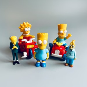 1990&#39;s Simpsons Figures, CHOOSE YOUR OWN, Simpsons Wind Up Arco Toys, Mini figures Mr Burns, Grandpa Abe, Lisa Bart Simpson 90&#39;s