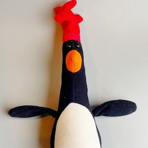 Peluche Feather McGraw, Wallace y Gromit Vintage 1989, Nacido para jugar Feather McGraw Pingüino Aardman 90's Wallace y Gromit