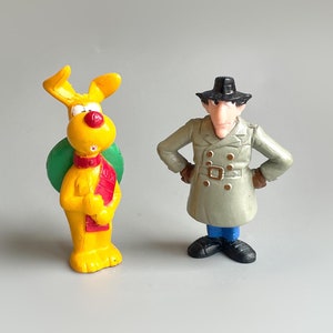 Rare Inspector Gadget Figure, CHOOSE YOUR OWN, Vintage Inspector Gadget Action Figure Brain The Dog 80&#39;s Bandai