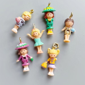 Polly Pocket Charm Bracelet Figurines | CHOOSE YOUR OWN | 90’s Polly Pocket Dolls, Polly Pocket Charm Bracelet, Elegant Fifi, Tiny Tina