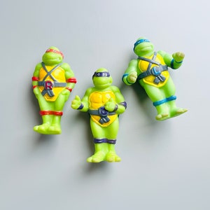 Teenage Mutant Ninja Turtles-magneten en sleutelhangers, vintage 90&#39;s Tmnt-merchandise, 90&#39;s 80&#39;s magneten Tmnt Retro KIES JE EIGEN