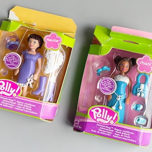 Vintage Polly Pocket Shimmer Rings Dolls Boxed, CHOOSE YOUR OWN, 2004 Polly Pocket New in Packaging Gummy Clothes,  Shani Kerstie