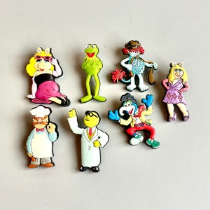 The Muppet Show Pin Badges, CHOOSE YOUR OWN, Fraggle Rock, 25th Anniversary Muppets Rubber Pin Badge, Kermit, Miss Piggy, Tom Chef, Gonzo