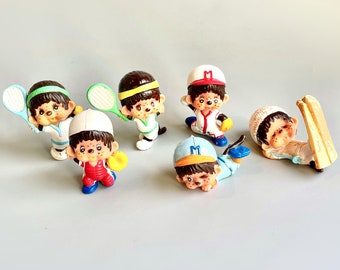 ヤクルトスワローズモンチッチ お座り＋キーチェーン 2体セット 東京ヤクルトスワローズ30周年記念 つば九郎×モンチッチ